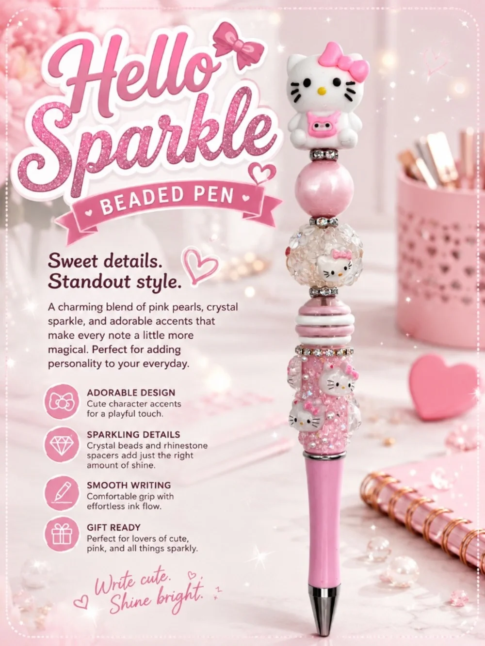 Pretty Little Whiskers Pen